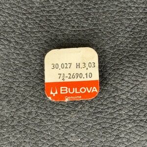 NOS Bulova Watch Part # 30.027 H.3,03/ 7 3/4 2690.10. Authentic Bulova component